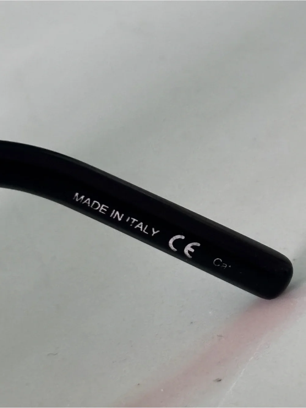 Saint Laurent Black Oval Cat-Eye Sunglasses